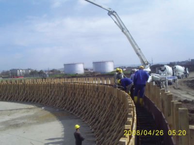 Çetinsan A.Ş. Tüpraş Terminali İçerisinde Yakıt Tankları Muhtelif Betonarme İnşaatı (Taşeron Hİ-KA İnşaat)